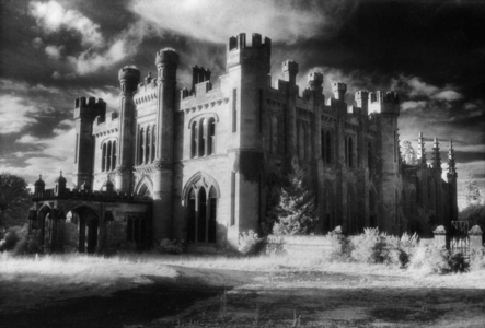 Crawford Priory, Cupar, Fife, Scotland (b/w photo)