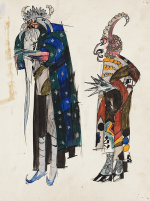 Costume Design, 20th century (ink & w/c with a graphite under-drawing on medium weight wove paper)