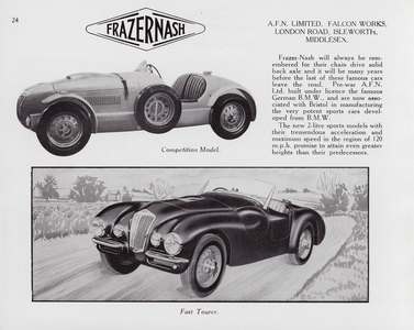 British Cars of 1949: Frazernash (b/w photo)