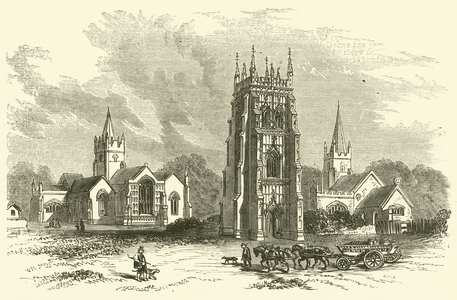Evesham Abbey (engraving)