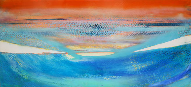 Moses, 2014 (oil and shellac on gesso on wood)