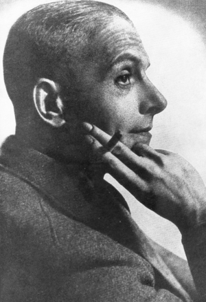 Portrait of German Army general Hans Oster (b/w photo)