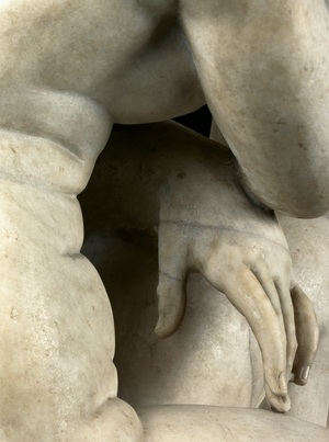Roman art : Venus - Aphrodite at the bath - Altemps palace, Rome, Italy