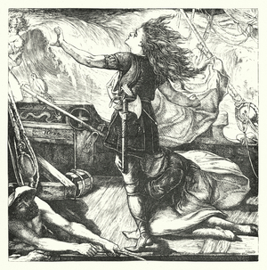The Death of King Warwolf (engraving)
