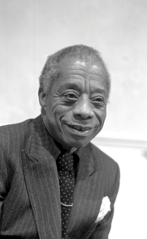 James Baldwin, London, 1987 (b/w photo)