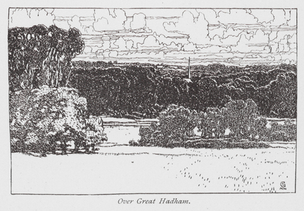 Over Great Hadham (litho)