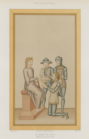 The Queen of Sheba (chromolitho)