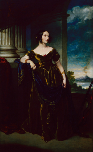 Portrait of a Young Woman, c.1845 (oil on canvas)