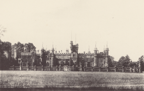 Knebworth House, near Stevenage (b/w photo)
