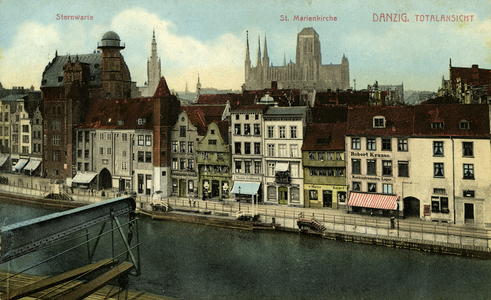 Danzig / Gdansk view by the water
