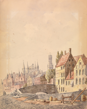 Bruges (w/c on paper) 