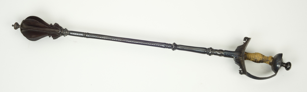 Mace (steel, silver & fabric)