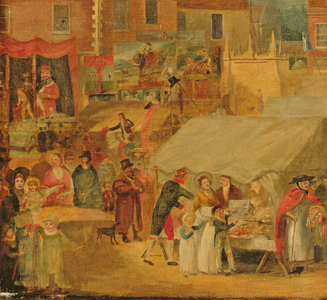 The Procession (oil on canvas) (detail of 135582)