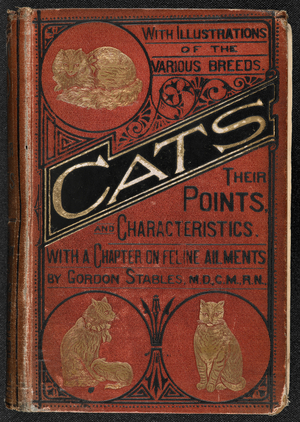 Illustrated front cover showing cats.