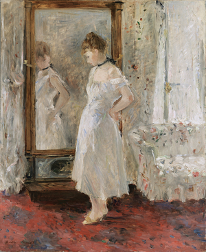 The Psyche mirror, 1876 (oil on canvas)
