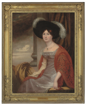 Portrait of Charlotte Yeates, Lady Lopes (d. 1833) (oil on canvas)