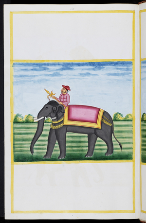 Palakapya' s Gajashastra, Elephant lore, 1974-1978 (illumination)