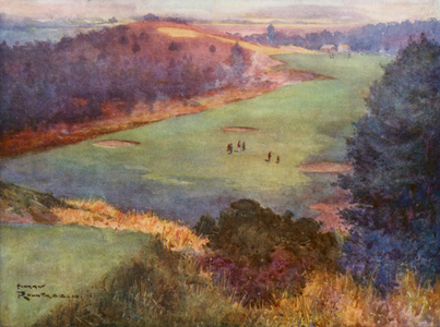 Golf Courses: Sunningdale, Tenth Hole (colour litho)