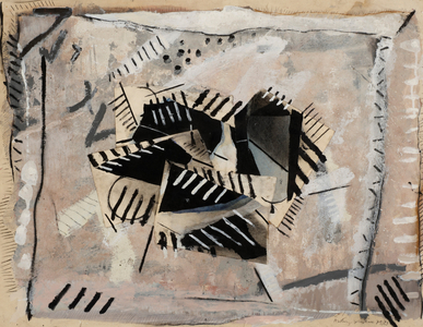 Dead Sea Scrolls, 1979 (mixed media on paper)