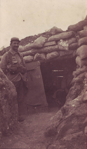 Slice in front of the village of La Boissel-Sommer-Machine Gun in July 1915