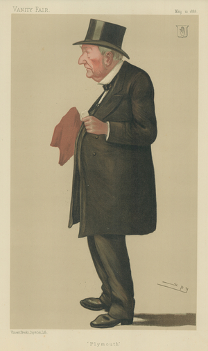 Sir Edward Bates (colour litho)