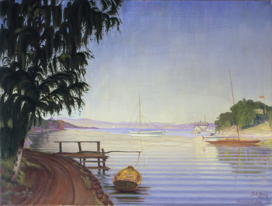 From Nærsnes Bay, 1930 (oil on canvas)