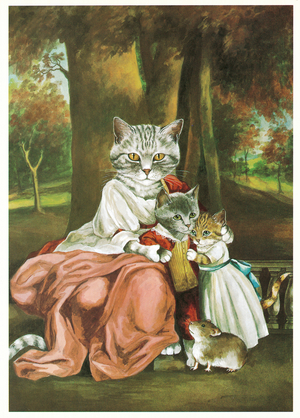 Joshua Reynolds, Lady Elizabeth Delmé and Her Children (print)