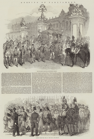 Opening of Parliament (engraving)