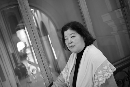 Mi-Ae Seo, 2022 (b/w photo)
