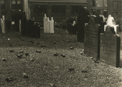 St. Paul's Chapel Churchyard, USA, c.1920-38 (gelatin silver photo)