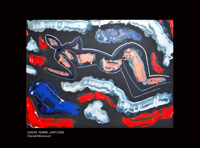 22923N -WOMAN _HAITI 2000 (drawing)
