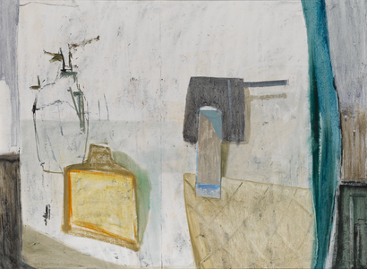 Still Life with Saucepan, 2002 (oil on canvas)