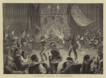 A Malay Kalifa at Capetown (engraving)