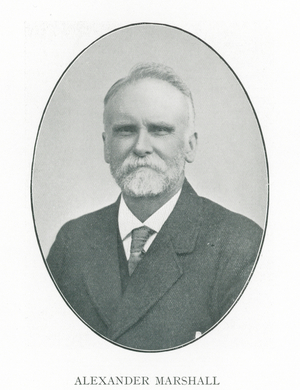 Alexander Marshall (b/w photo)