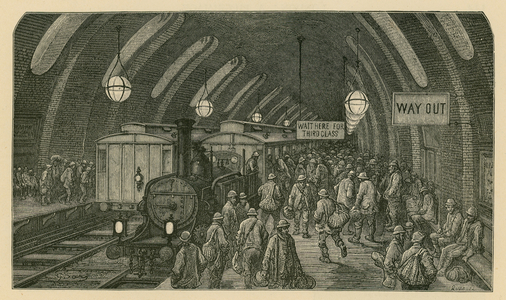 The workman's train (engraving)