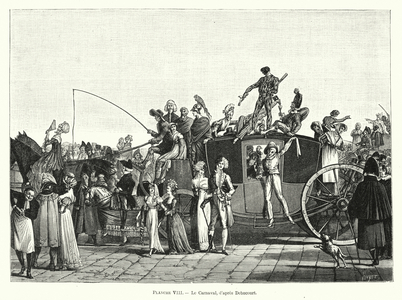 Le Carnaval, d'apres Debucourt (engraving)