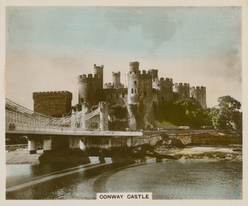 Conway Castle (coloured photo)
