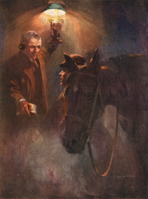 Illustration for Black Beauty by Anna Sewell (colour litho)