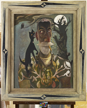 What is it, an Owl?, 2012 (oil on board)