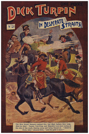 Dick Turpin (colour litho)