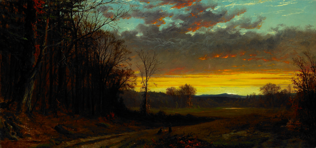 Twilight in the Wilderness, 1865 (oil on canvas)