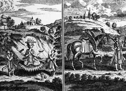 The ninth and tenth incarnations of Vishnu, 1850