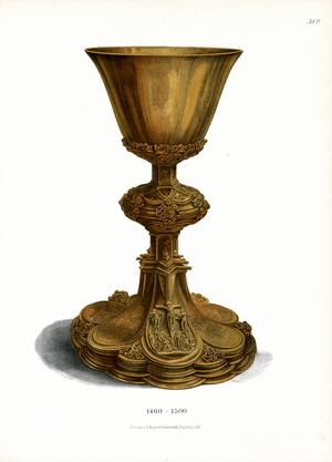 Late Gothic Chalice, 1460-1500 (chromolitho)
