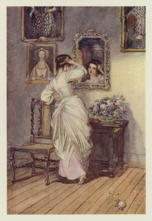 Hester Prynne (colour litho)