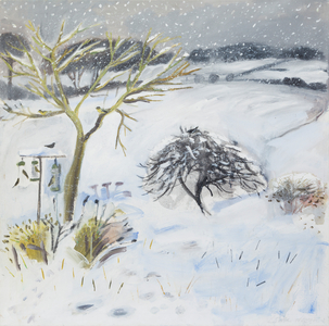 Winter Snow (Acrylic on Canvas)