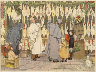 Bedford's Book of Shops: Poulterer (colour litho)