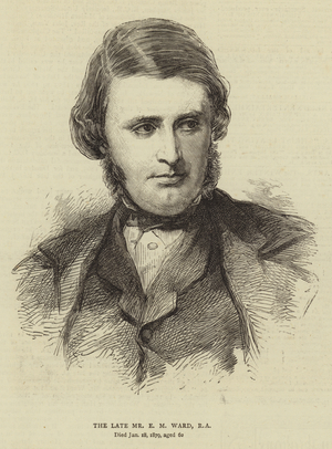 The Late Mr E M Ward, RA (engraving)