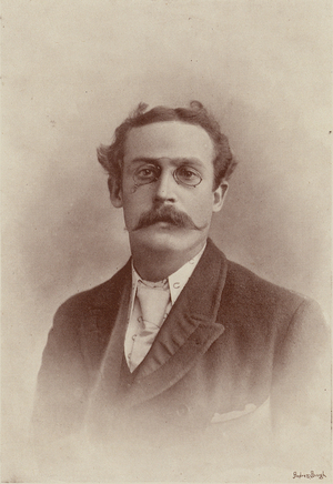 Chas E Evans (b/w photo)