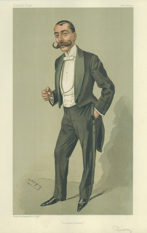 Mr Arthur Diosy (colour litho)