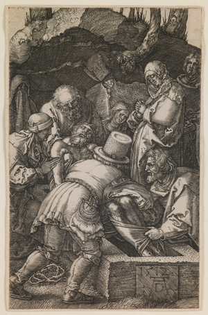 Deposition, from the series "The Little Passion", 1512 (engraving)